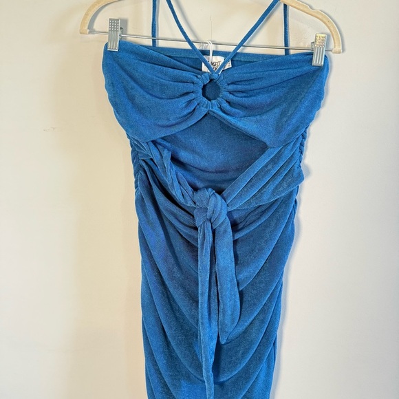 Princess Polly Strapless Blue Dress, NWT, Size 10. - Picture 2 of 5